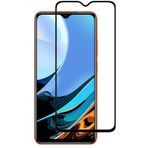 Forzacase Xiaomi Redmi 9T ile uyumlu Çerçeveli Tam Kaplayan Temperli Ekran Koruyucu - FC003
