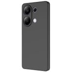 Forzacase Xiaomi Redmi Note 13 Pro 4G ile uyumlu Liquid Serisi İçi Kadife Lansman Silikon Kılıf (Siyah)