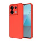 Forzacase Xiaomi Redmi Note 13 Pro 5G ile uyumlu Liquid Serisi İçi Kadife Lansman Silikon Kılıf (Kırmızı)