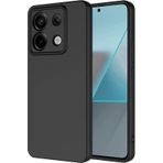 Forzacase Xiaomi Redmi Note 13 Pro 5G ile uyumlu Liquid Serisi İçi Kadife Lansman Silikon Kılıf (Siyah)