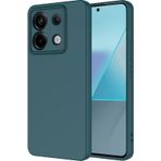 Forzacase Xiaomi Redmi Note 13 Pro 5G ile uyumlu Liquid Serisi İçi Kadife Lansman Silikon Kılıf (Yeşil)