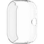 Forzacase Xiaomi Redmi Watch 5 ile uyumlu Önü Kapalı Ekran Korumalı Silikon Kılıf - FC010 (Şeffaf)