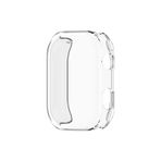 Forzacase Xiaomi Redmi Watch 6 ile uyumlu Önü Kapalı Ekran Korumalı Silikon Kılıf - FC010 (Şeffaf)