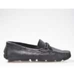 Fosco 8721 Erkek Yazlık Hakiki Deri Loafer Ayakkabı - Siyah Süet