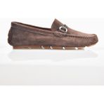 Fosco 8723 Erkek Yazlık Hakiki Deri Loafer Ayakkabı - Kahverengi Süet