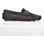 Fosco 8723 Erkek Yazlık Hakiki Deri Loafer Ayakkabı - Siyah Süet