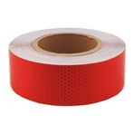 Fosfor Bant Petekli Kırmızı Şerit Bant 5 Cm (5 cm x 5 Metre)