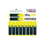 Fosforlu Kalem 10lu Sarı FABERF10LUS