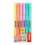 Fosforlu Kalem 6 Li Pastel Renk 1 Paket Isaretleme Kalemi Kesik Uc 6 Renk Pastel Renkler Sari Turuncu Pembe Yesil Mavi Mor