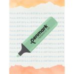 Fosforlu Kalem Pastel Geri Dönüştürülebilir 1 Adet - Mint Yeşil