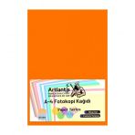 Fosforlu Turuncu Renkli A-4 Fotokopi Kağıdı 25 li 1 Paket Artlantis Fotokopi Renkli A4 Kağıdı