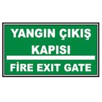 Fosforlu Yangın Çıkış Kapısı- Fire Exit Levhası - Fotolümenli