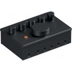 Fosi Audio PH05 Kulaklık Amplifikatörü, Dağıtıcı, 5 Kanal, Mini Hifi Kulaklık Amplifikatörü, Müzik Stüdyosu Mikseri, Ses Paylaşımı, Podcast Monitör, 16-300 Ohm Yüksek Empedanslı Iem, 12 V Güç Kaynağı - Siyah