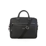 Fossil 01FS2060 Siyah Erkek Suni Deri Laptop Çantası