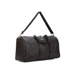 Fossil 2001 Vegan deri valiz el valizi bavul spor çantası tatil hastahane silindir model Baskılı Siy