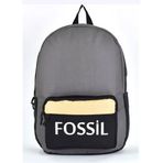 Fossil 9504 Gri Çok Gözlü Günlük Seyahat Unisex Sırt Okul Çantası
