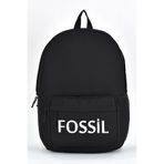Fossil 9504 Siyah Unisex Çok Gözlü Günlük Seyahat Okul Sırt Çantası