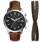Fossil FFS5967SET Erkek Kol Saati ve Bileklik Seti