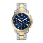 Fossil FFS6132 Altın Metalik Gri Erkek Kol Saati