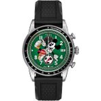 Fossil FLE1203 Disney x Fossil Limited-Edition Mickey Mouse Soccer Erkek Kol Saati - Siyah