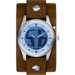 Fossil FLE1229 Big Tic Limited Edition Kol Saati - Kahverengi