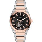 Fossil FME3277 Erkek Kol Saati - Metalik Gri - Pembe