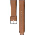 Fossil FS4933 Taba Rengi Hakiki Deri Silikon Kaplama Saat Kordonu Kayışı 46MM - 22 mm