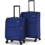 Fossil FSL023 Ultra Light Lacivert Orta ve Kabin 2'li Kumaş Valiz Seti
