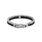 Fossil JF04855-040 Erkek Bileklik, Unisex, Gümüş Renk