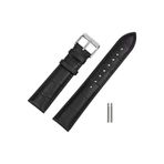 Fossil Saat Uyumlu Croco Baskılı < 5 > Siyah Renk Deri Saat Kordonu Kayışı 22 Mm dop15288376igo