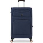 Fossil Unisex Kumaş Büyük Boy Ultra Hafif Şifreli Körüklü Kendi Etrafında Dönebilen Valiz 010-01 - STD - Lacivert