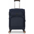 Fossil Unisex Kumaş Kabin Boy Ultra Hafif Şifreli Körüklü Kendi Etrafında Dönebilen Valiz 010-03 - STD - Lacivert