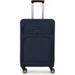 Fossil Unisex Kumaş Orta Boy Ultra Hafif Şifreli Körüklü Kendi Etrafında Dönebilen Valiz 010-02 - STD - Lacivert