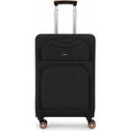 Fossil Unisex Kumaş Orta Boy Ultra Hafif Şifreli Körüklü Kendi Etrafında Dönebilen Valiz 010-02 - STD - Siyah