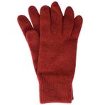 FosterNatur, Merinos Erkek Eldiven/Parmak Eldiveni, %100 Yün Ekstra İnce, Russet Red., 8