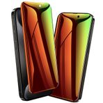 Fotbor iPhone 15 Pro Max / 15 Plus için Gizlilik Ekran Koruyucu, 2'li Paket Renkli Gradyan Anti-Casus Mavi Işık Göz Koruması Tam Yapışkanlı Esnek Film, Hassas Dokunmatik Çizilmez 6,7 İnç