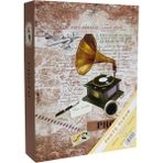 Fotoğraf Albümü 10X15CM 200 Fotoğraf Kapasiteli Renkli Gramofon Desenli Anı Albümü