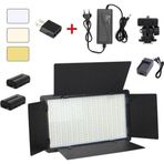 Fototek 600 Led Pro Led-600 Youtube Video Işık Panelli Kamera Işığı Batarya Şarj Dahil Çift Batarya