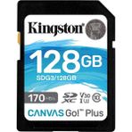 Fototek Kingston 128GB Canvas Go Plus + 170MB/S Sd Hafıza Kartı Garantili Foto Kamera 170MBS Memory Card