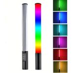 Fototek Rgb LED Işık Çubuk LED Renk Partisi Foto Video Rgb Işık Şarjlı Stüdyo Işığı