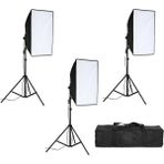 Fototek Sürekli Işık Seti 50 x 70 cm Softbox 3'lü + Çantalı Kit