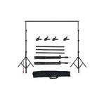 FototekFotograf 2,5x3m Backdrop Fon Standı Stüdyo Stand Kit Taşıma Çantalı Set 2,5x3 Metre Fon Stant