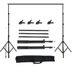 FototekFotograf 3x3m Backdrop Fon Standı Stüdyo Stand Kit Taşıma Çantalı Set 3x3 Metre Fon Stant