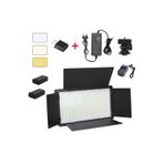 FototekFotograf 600 Led Pro Led-600 Youtube Video Işık Panelli Kamera Işığı Batarya Şarj Dahil Çift Batarya