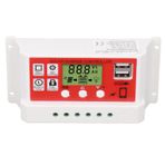 Fotovoltaik Pil Kontrol Cihazı, Üç Fazlı PWM Düzenleme Devresi Koruması Solar Şarj Kontrol Cihazı 12 V (20A)