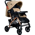 FOUR 4 Baby Gold Alüminyum Lüx Çift Yönlü Bebek Arabası Bej