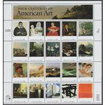 Four Centuries of American Art Classic Koleksiyonu (20 Sayfası) 32 Cent Posta Pulları 1998 Scott #3236