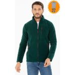 Four Man Erkek Polar Ceket (T-SHIRT HEDİYELİ ) - Yeşil