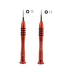 Four Season Macbook Air Pro Laptop Kasa Pil Tornavida Açma Seti 1.2 Mm P5 + T5 Torx Kırmızı
