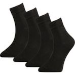 Four Solos FourSolos Kadın İz Yapmayan Bambu Çorap – Nefes Alabilir, Yumuşak, 4’lü Set - Siyah - 36 - 40